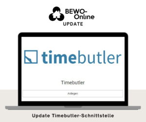 Software-Update Timebutler Arbeitszeiterfassung BEWO-Online